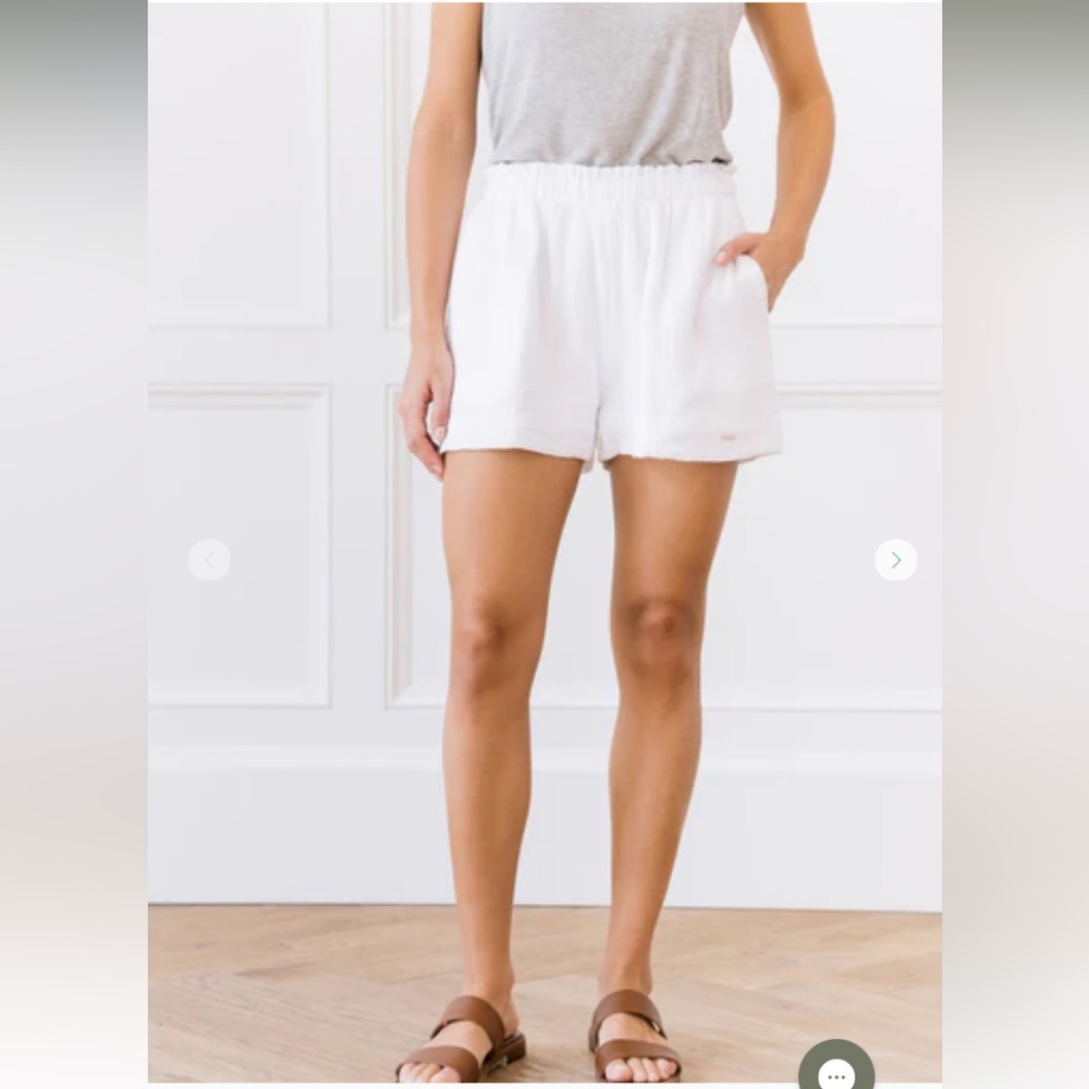 Cozy Earth Boardwalk Breeze Short - White - XS